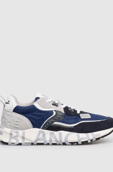 Синие комбинированные кроссовки CLUB01