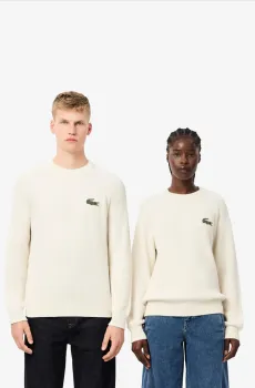 Бежевый свитер (унисекс) Бежевый XL Lacoste AH774270V
