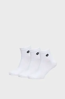 Мужские белые носки (3 пары) SOCK ANKLE II - PK3PRS Белый 43-46 Lotto L55046/211546/07R