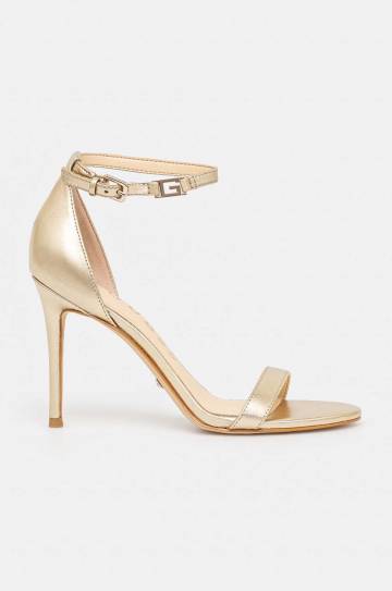 Кожаные сандалии Guess KABAIL3 цвет золотой FL8KIL LEA03 Кожаные сандалии Guess KABAIL3 цвет золотой FL8KIL LEA03