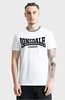 Мужская белая футболка POTTERNEWTON Белый L Lonsdale 117605