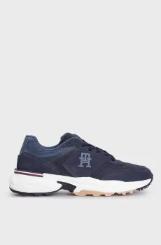 Мужские темно-синие кроссовки M RUNNER X VENTILE MIX Синий 42 Tommy Hilfiger FM0FM05062
