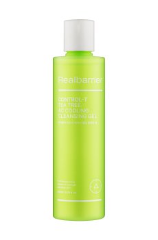 Себорегулирующий гель для умывания Real Barrier Control-T Tea Tree AC Cooling Cleansing Gel, 200 мл