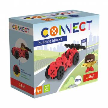 Детский конструктор Trefl Connect Гоночная машина, от 4 лет, 37 деталей (62045) Детский конструктор Trefl Connect Гоночная машина, от 4 лет, 37 деталей (62045)