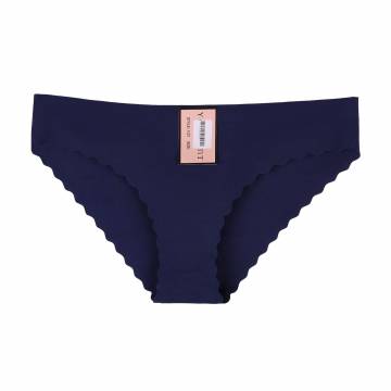 Трусики женские 1127 бесшовные, размер M/L, темно-синие