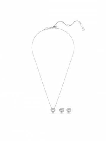 Swarovski Набір: ланцюжок і сережки 5720849 Срібний Swarovski Набір: ланцюжок і сережки 5720849 Срібний