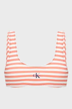 Женский лиф от купальника в полоску Разноцветный XS Calvin Klein LV00Q61100