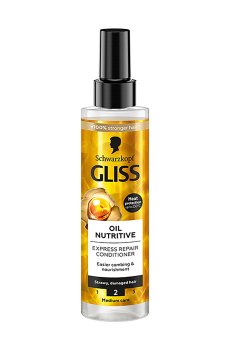 Экспресс-кондиционер для длинных и секущихся волос Gliss Oil Nutritive Hair Repair, 200 мл