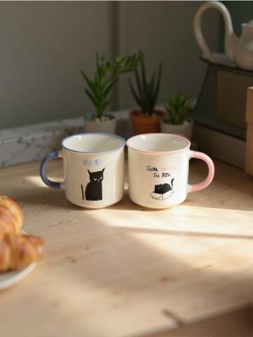 Кружки 2 упаковки - різнобарвний