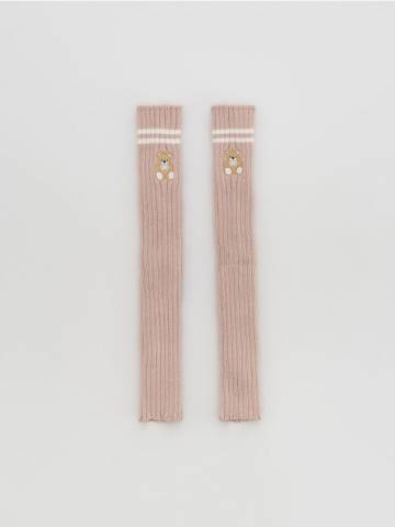 Reserved - GIRLS` LEG WARMERS - пильно-рожевий - 305GU-39X
