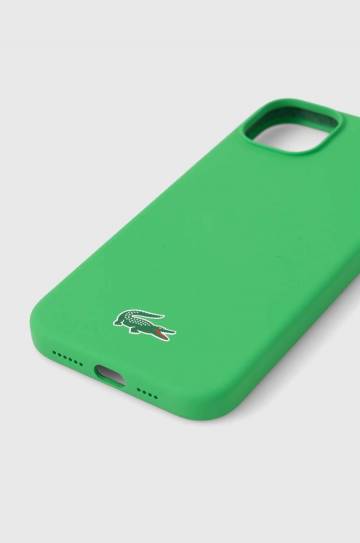 Чехол на телефон Lacoste iPhone 15 Plus / 14 Plus 6.7" цвет зелёный Чехол на телефон Lacoste iPhone 15 Plus / 14 Plus 6.7" цвет зелёный