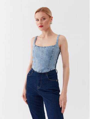 Patrizia Pepe Топ 2C1470/D043-C960 Голубий Slim Fit Patrizia Pepe Топ 2C1470/D043-C960 Голубий Slim Fit