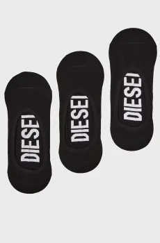 Мужские черные следы (3 пары) SKM-HIDEPAT Черный 39-42 Diesel A17884 0IQAS