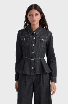 Женский темно-синий джинсовый жакет Синий XS Karl Lagerfeld A3W14001