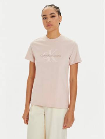 Calvin Klein Jeans Футболка Chenille J20J224244 Рожевий Regular Fit Calvin Klein Jeans Футболка Chenille J20J224244 Рожевий Regular Fit