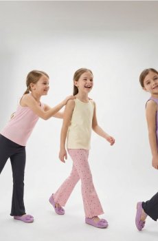 Бавовняна футболка з принтом 3 pack - різнобарвний