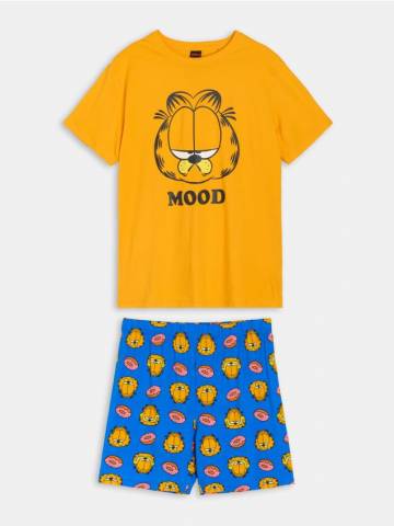 Піжамний комплект із двох предметів Garfield - помаранчевий Піжамний комплект із двох предметів Garfield - помаранчевий