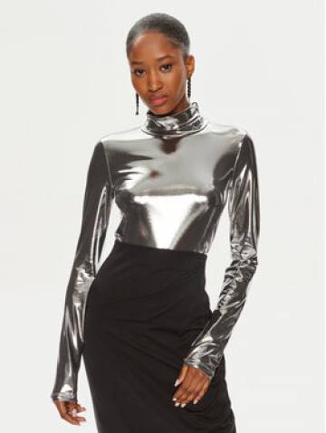Patrizia Pepe Гольф 8M1580/J016-X3OT Срібний Slim Fit Patrizia Pepe Гольф 8M1580/J016-X3OT Срібний Slim Fit