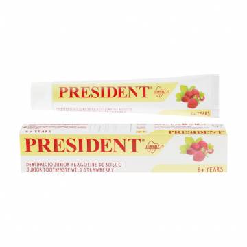 Детская зубная паста PresiDENT Клубника, от 6 лет, 50 мл Детская зубная паста PresiDENT Клубника, от 6 лет, 50 мл