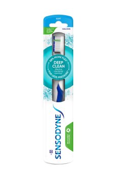 Зубная щетка Sensodyne Глубокое очищение, мягкая, 1 шт