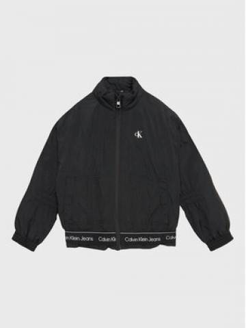 Calvin Klein Jeans Демісезонна куртка Logo IG0IG01820 Чорний Regular Fit Calvin Klein Jeans Демісезонна куртка Logo IG0IG01820 Чорний Regular Fit