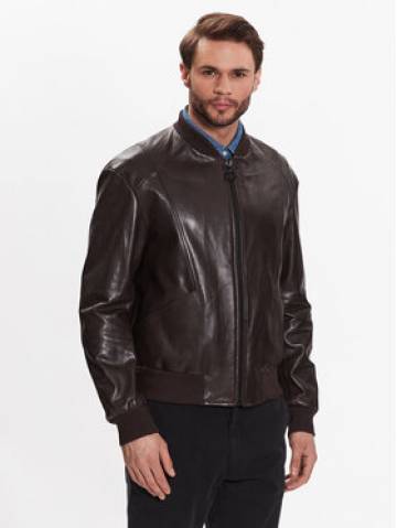 Trussardi Шкіряна куртка 52S00865 Коричневий Regular Fit Trussardi Шкіряна куртка 52S00865 Коричневий Regular Fit