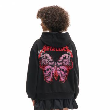 Cropp - Худі з принтом Metallica - чорний Cropp - Худі з принтом Metallica - чорний