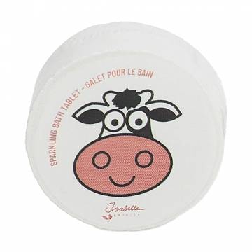 Шипучая таблетка для ванны Isabelle Laurier Sparkling Bath Tablet, Cow-Coconut, 25 г