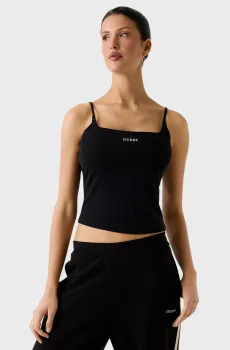 Женский черный топ Черный S Guess V6GP18.K3470;JBLK