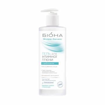 Гель для интимной гигиены Биокон Biona Флора-баланс, с пребиотиком, 275 мл