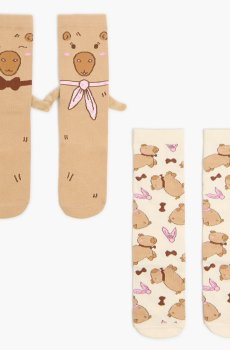 Cropp - Шкарпетки, 2 пари - різнобарвний