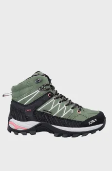 Женские зеленые замшевые ботинки RIGEL MID TREKKING SHOES WP Зеленый 36 CMP 3Q12946-24ER