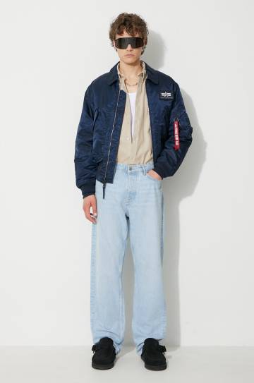 Куртка-бомбер Alpha Industries CWU 45 100102 07 мужской переходная 100102.07-black Куртка-бомбер Alpha Industries CWU 45 100102 07 мужской переходная 100102.07-black