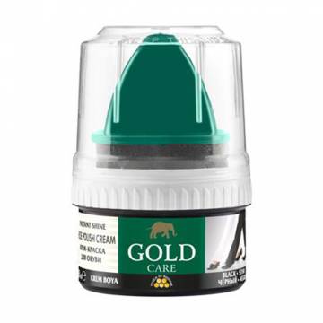 Крем-краска для обуви Gold Care Instant Shine Shoe Polish Cream Черный, 50 мл Крем-краска для обуви Gold Care Instant Shine Shoe Polish Cream Черный, 50 мл