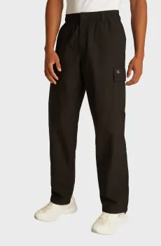 Мужские черные брюки UTILITY POPLIN Черный 34 Calvin Klein Jeans J30J327286