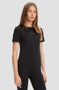 Женская черная футболка Черный XS Guess V5RI10.KCD02;JBLK