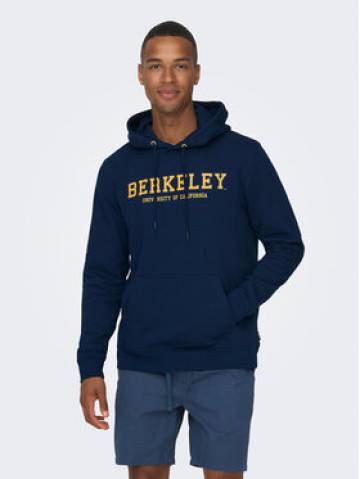 Only & Sons Світшот 22026331 Cиній Regular Fit Only & Sons Світшот 22026331 Cиній Regular Fit