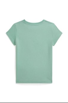Детская хлопковая футболка Polo Ralph Lauren