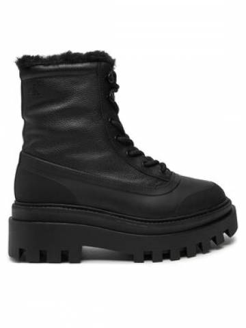 Calvin Klein Jeans Черевики туристичні Flatform Lace Up Boot Padded YW0YW01557 Чорний Calvin Klein Jeans Черевики туристичні Flatform Lace Up Boot Padded YW0YW01557 Чорний