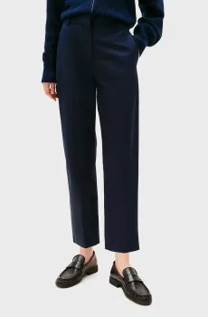 Женские темно-синие чиносы CO SLIM STRAIGHT CHINO Синий S Tommy Hilfiger WW0WW40504