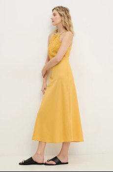 Льняное платье Answear.LAB