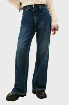 Женские темно-синие джинсы TOMMY GIRL Синий 28 Tommy Jeans DN0DN00095