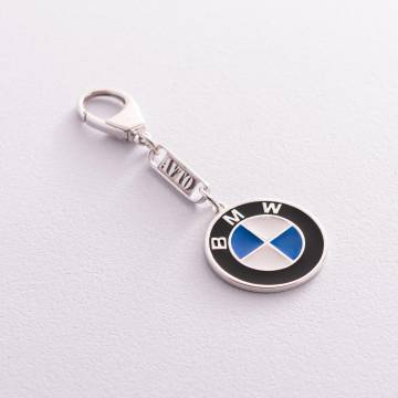 Серебряный брелок для машины "BMW" 9013.1 Серебряный брелок для машины "BMW" 9013.1