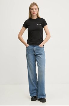 Хлопковая футболка Karl Lagerfeld Jeans