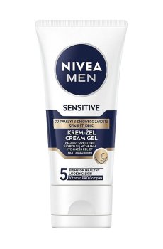 Мужской крем-гель NIVEA MEN Sensitive Cream Gel для чувствительной кожи лица и щетины, 50 мл