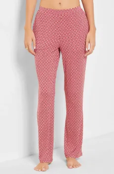 Женские красные брюки с узором VIKENTIA Красный M Etam 6542658