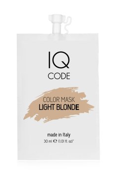 Тонирующая маска для волос IQ code Color Mask Светло-русый (Light Blondе), 30 мл
