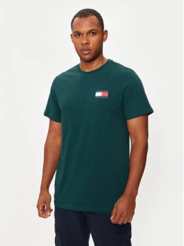 Tommy Jeans Футболка Essential DM0DM20740 Зелений Slim Fit Tommy Jeans Футболка Essential DM0DM20740 Зелений Slim Fit