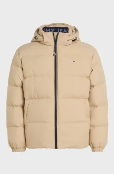 Мужской бежевый пуховик TJM ESSENTIAL DOWN JACKET EXT Бежевый L Tommy Jeans DM0DM19786