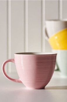 Чашка - пастельний рожевий
